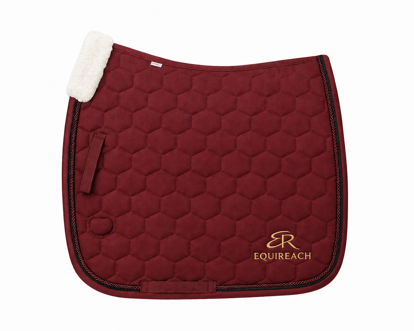 Luxe Saddle Pad - Burgundy