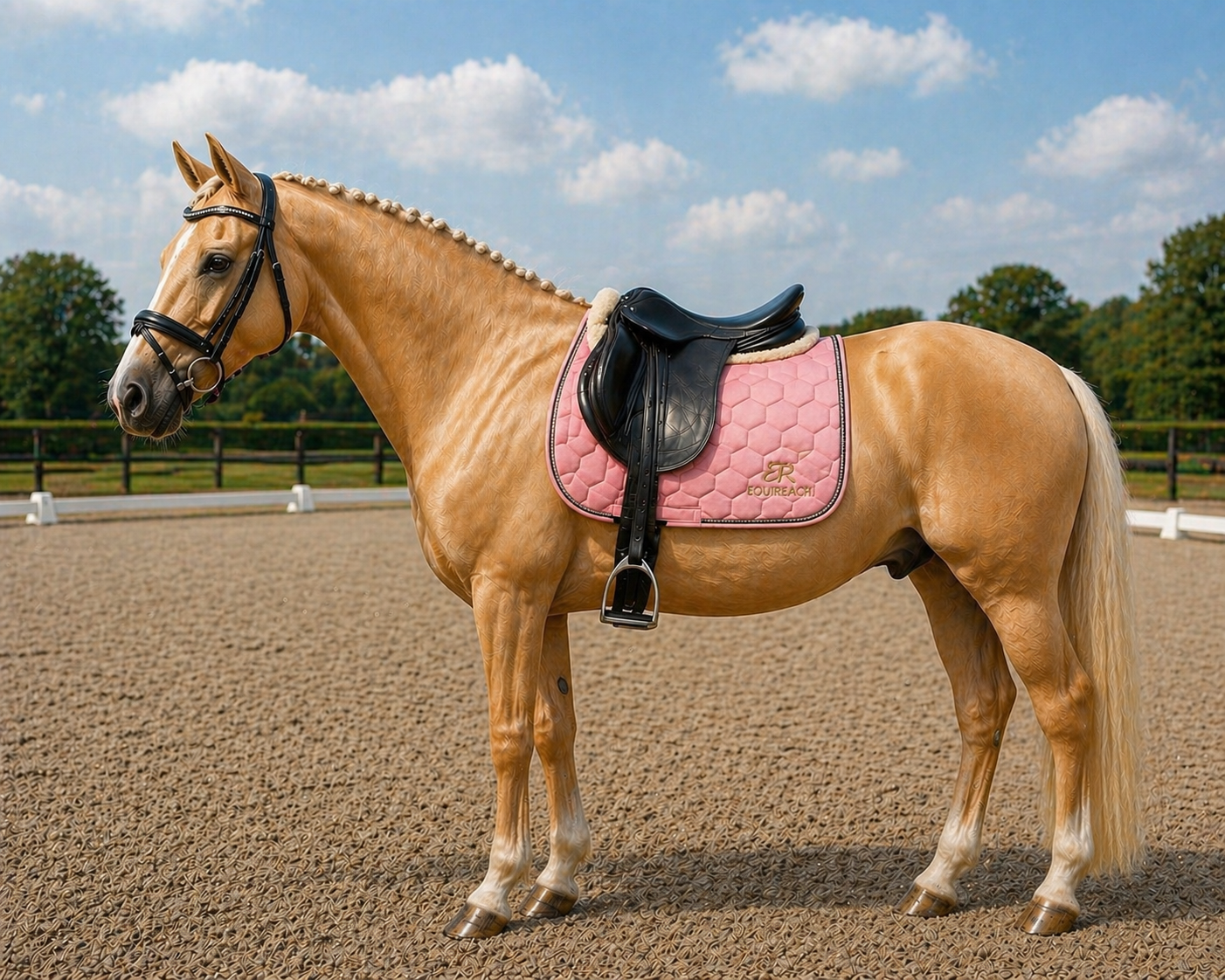 Luxe Saddle Pad - Blush