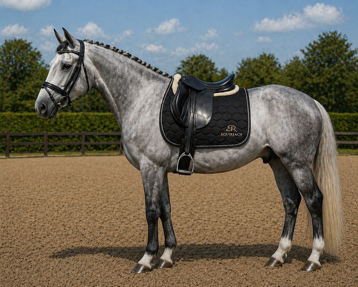Luxe Saddle Pad - Coal