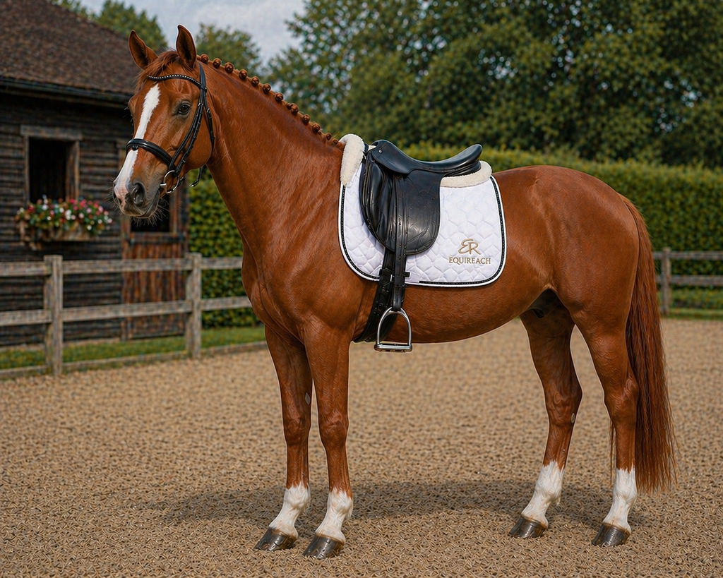 Luxe Saddle Pad - White